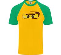 Ninja Eyes Maglietta Da Baseball S/S Per Uomo