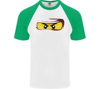 Ninja Eyes Maglietta Da Baseball S/S Per Uomo