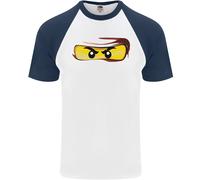 Ninja Eyes Maglietta Da Baseball S/S Per Uomo