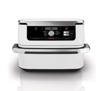 Ninja Foodi Flex friggitrice Doppia 10,4 L Autonoma 2470 W Friggitrice ad aria Calda Argento, Bianco (AF500EUWH) - Nouvo
