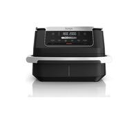 Ninja FlexDrawer Friggitrice ad aria doppio cestello, 6,6 L, 6 in 1, DualZone, divisorio rimovibile, zero olio, arrosto/forno, massima croccantezza, parti lavabili in lavastoviglie, nero, AF550EU