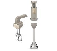 Ninja Foodi Frullatore a immersione, tritatutto ad avvio graduale, 2 velocità per frullare e 5 velocità di miscelazione per tagliare, mescolare, lavabile in lavastoviglie, pietra oro, CI100EUSTGD