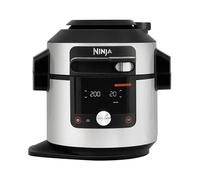 Ninja Foodi MAX Multicooker con Coperchio SmartLid e Sonda Digitale, 14 Funzioni, Cottura Intelligente, 7.5L, Pentola a Pressione, Friggitrice ad Aria, Cottura a Vapore, Griglia, Acciaio, OL750EU