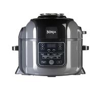 Ninja Foodi Multicooker, 7 in 1, 6L, 9 Funzioni di Cottura, Pentola a Pressione, Friggitrice ad Aria, Cottura Lenta, Griglia e Altro, Acciaio Satinato/Nero, OP300EU