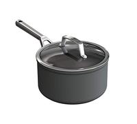 Ninja Foodi ZEROSTICK Pentolino Antiaderente, Coperchio in Vetro di 18cm, Trattamento Antigraffio, Compatibile con Piastra a Induzione, Lavastoviglie e Forno 260°C, Manico in Acciaio, Grigio, C30218EU