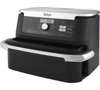 Ninja Friggitrice ad Aria FlexDrawer Capacità 10.4 Litri Potenza 2470 Watt con Timer e Termostato Regolabile colore Nero e Inox - AF500EU