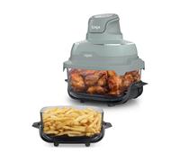 NINJA CRISPI PORTATILE 4 IN 1 FRIGGITRICE AD ARIA, capacità 3,8 l, Max potenza 1700 W, programmi a 185 °C, Verde Salvia