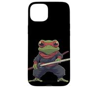 Ninja Frog in missione segreta per gli amanti del karate e dei ninja Custodia per iPhone 15 Plus
