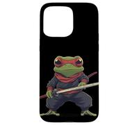 Ninja Frog in missione segreta per gli amanti del karate e dei ninja Custodia per iPhone 15 Pro Max