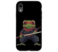 Ninja Frog in missione segreta per gli amanti del karate e dei ninja Custodia per iPhone XR