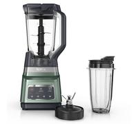Ninja Frullatore 2 in 1, 3 Programmi Automatici: Blend, Max Blend, Crush e 4 impostazioni manuali, Caraffa 2,1 L e Tazza 700 ml, 1200 W, Parti lavabili in lavastoviglie, Auto-iQ, Olive BN750EUGN1BRN