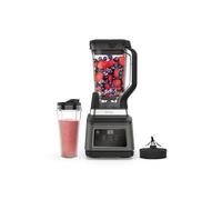 Ninja Frullatore 2 in 1, 1200 W, caraffa 2,1L, tazza 700ml, 3 programmi Auto-iQ: Blend, Max Blend, Crush, 4 impostazioni manuali, lavabile in lavastoviglie, nero, BN750EU