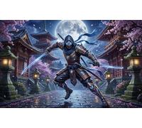 Ninja giapponese Puzzle 1000 Pezzi,dai 14 Anni,Decorazione Casa,Sfida Impossibile,Adulti E Ragazzi,Gioco Educativo,Cartone Di Qualità,Idea Regalo,Antistress 38x26cm