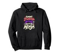 Ninja Girl Ninja Identità Karate Arti Marziali Felpa con Cappuccio