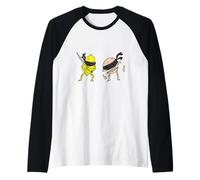 Ninja Iced Tea Limone e Pesca Lotta Maglia con Maniche Raglan