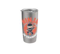 Ninja In Training Costume Party Warrior Ragazzi Ragazze Bambini Bicchiere termico in acciaio inox doppia parete