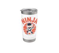 Ninja In Training Costume Party Warrior Ragazzi Ragazze Bambini Bicchiere termico in acciaio inox doppia parete