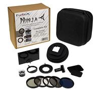 Ninja Kit completo - Accessori universali e magnetici creativi per smartphone: Ninja Core, Mirage Mirror, Cappa Finestra, 55mm Lens Hood, 20x Macro Lens, 55mm Filtro Adapter & 5 Filtri Set