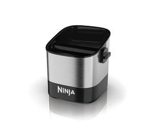 Ninja Luxe Café Knock Box, accessori per macchina da espresso, smaltimento facile e senza disordine, macinatura caffè e espresso, base antiscivolo, barra rimovibile, contiene 10 dischi doppi,