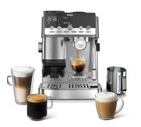 Ninja Luxe Café Mini 2-in-1, Macchina da caffè filtro ed espresso con macinacaffè integrato e montalatte automatico ES351EU