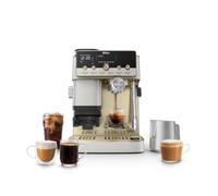 Ninja Luxe Café Mini Plus con AutoFroth, Amazon Exclusive Bone & Champagne | Smerigliatrice integrata, scala di precisione e schiuma automatica a mani libere, latte, cappuccini e altro, ES351WH1