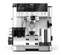 Ninja Luxe Premiere 3 in 1 - Macchina per Caffè, Cappuccino, Latte Macchiato - Macinacaffè, Montalatte - Uso Facile e Guidato, 4 Programmi Automatici - Modello ES601EU, Colore Argento