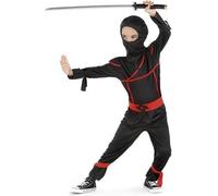 Rubies Costume Ninja, Nero, Rosso, M (S8820-M)
