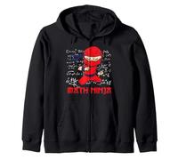 Ninja matematica Felpa con Cappuccio
