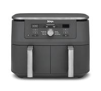 Ninja MAX Doppia Zona, Friggitrice ad aria digitale senza olio con doppio cestello, 6 in 1, 9,5 L, cestelli lavabili in lavastoviglie, antiaderenti, grigio piombo DZ400EU