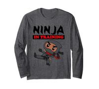 Ninja Nero in Allenamento Maglia a Manica