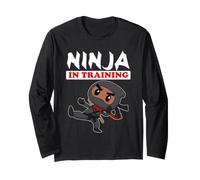 Ninja Nero in Allenamento Maglia a Manica