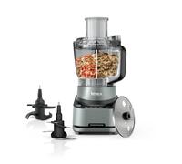 Ninja PrecisionPro - Processore per alimenti da 2,1 l, 4 impostazioni preimpostate automatiche e impostazioni manuali, per preparare pizza e pane, affettare verdure e altro ancora, parti lavabili in