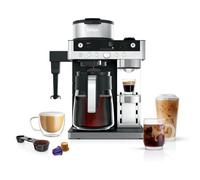 Ninja Prestige Macchina 2 in 1 per Caffè Filtrato e in Capsule, Nero | Schiumatore Integrato, per Latte, Caffè con Ghiaccio e Flat White - CFN802EU