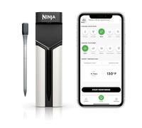 Ninja ProChef WP100EU - Termometro sonda wireless per interni ed esterni, per cucinare, grigliare e friggere ad aria, con portata Bluetooth di 50 m e durata della batteria di 30 ore, connessione