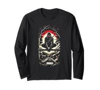 Ninja Shinobi In The Dark - Anime stile tatuaggio neo-giapponese Maglia a Manica