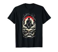 Ninja Shinobi In The Dark - Anime stile tatuaggio neo-giapponese Maglietta