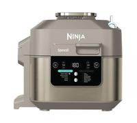 Ninja Speedi Pentola Elettrica Rapida 10 in 1, Friggitrice ad Aria, 5,7 l, Pasti per 4 in 15 Minuti, Frittura ad Aria e Cottura al Vapore, Idea Regalo Natale, Oro pietra, ON500EUSTGD