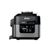 Ninja Speedi Pentola Elettrica Rapida 10 in 1, Friggitrice ad Aria, 5,7 l, Pasti per 4 in 15 Minuti, Frittura ad Aria e Cottura al Vapore, Idea Regalo Natale, Nero, ON500EU