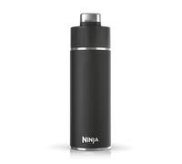 Ninja Thirsti Borraccia Termica 700ml con Tappo Antigoccia, Progettata per Bevande Gassate, Calde e Fredde, per Viaggi e Sport, Triplo Isolamento Termico, Acciaio Inox, Nero, DW2401EUUKBK