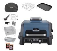 Ninja Woodfire Pro Connect XL, Barbecue Elettrico, Blu/Nero, OG901EUAMZ
