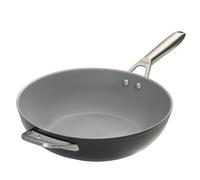 Ninja ZEROSTICK CW30928UK - Wok Ceramic Pro, 28 cm, resistente ai graffi, senza PTFE, compatibile con tutti i piani cottura, nero