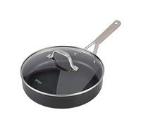 Ninja ZEROSTICK Essentials Cookware C10126UK - Padella con coperchio in vetro, antiaderente, in alluminio forgiato di lunga durata, compatibile con induzione, adatta al forno fino a 260 °C, colore: