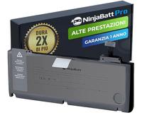 NinjaBatt Batteria A1278 A1322 per MacBook Pro 13" Anni 2009 2010 2011 | Compatibile anche il 2012 - alta capacità 76.56Wh 11.6V alte prestazioni durevoli