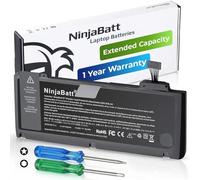 NinjaBatt Batteria per Apple MacBook Pro 13" A1278 A1322 Metà 2012 2011 | Compatibile 661-5557 MC375LL/A MB990CH/A MB990J/A MB991B/A MB991J/A MC700B/A MC700J/A MC724X/A - 63.5Wh 10.95V