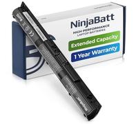 NinjaBatt Batteria per HP K104 800049-001 KI04 800050-001 800010-421 800009-421 HSTNN-LB6R HSTNN-LB6S 15-AB150SA AB254SA AB271SA 800049-005 - Alte prestazioni [4 Celles/2200mAh/33Wh]