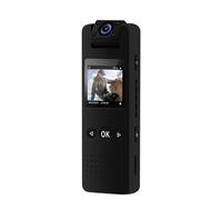 NinjaCam Nuova Versione Telecamera spia, Body Cam Polizia, 4K Mini Telecamera Dash Cam per Forze di Polizia Bici, Microcamera di Sicurezza, Videocamera Esterna Visione Notturna per Casa Ufficio