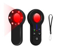 NinjaCam Rilevatore Microspie, Rilevatore Telecamere Nascoste, Rilevatore Cimici e Microspie, Rivelatore di Dispositivi di Ascolto, Antispionaggio con 5 Livelli di Sensibilità e Infrarossi Per Hotel