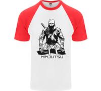 Ninjitsu Un Ninja Mma Misto Arti Marziali DA UOMO S/S Baseball T-Shirt