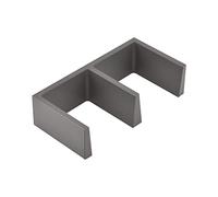 NINKA 2285.90 10111 Connect E-Element - Sistema di organizzazione con 2 scomparti grandi, 20 x 10 x 5 cm, in plastica grigio scuro, argento, 200 mm
