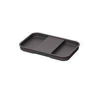 NINKA Coperchio singolo Eins2top piccolo, coperchio per pattumiera 4,2/5,5/8 litri, plastica grigio scuro